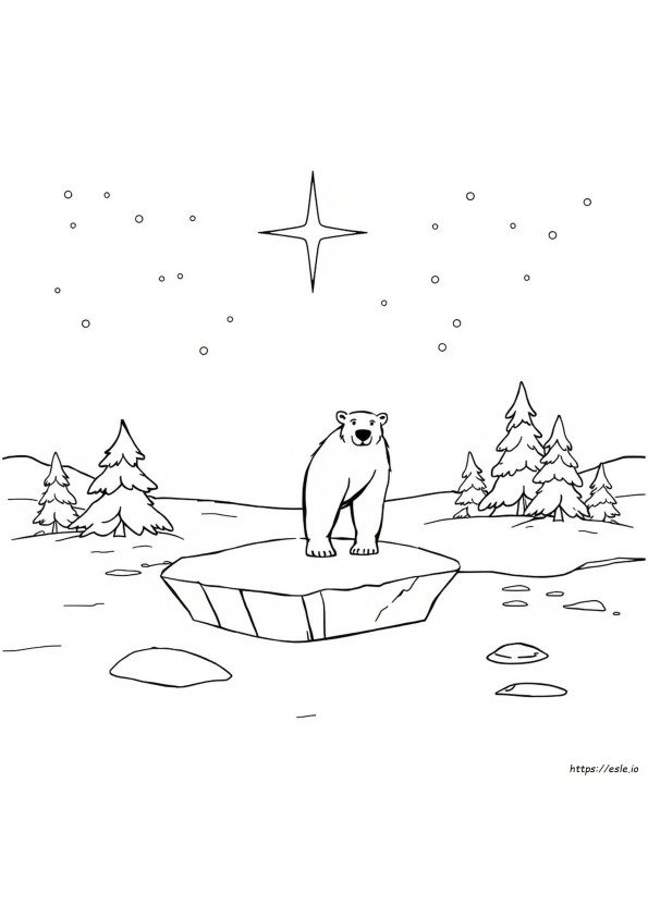 North Pole Coloring Pictures