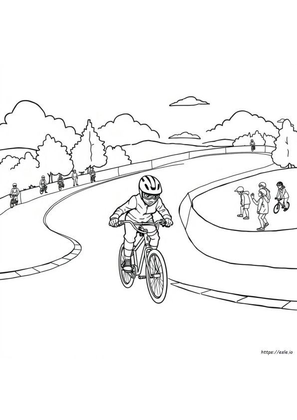 Coloriages Vélo Bmx De Course