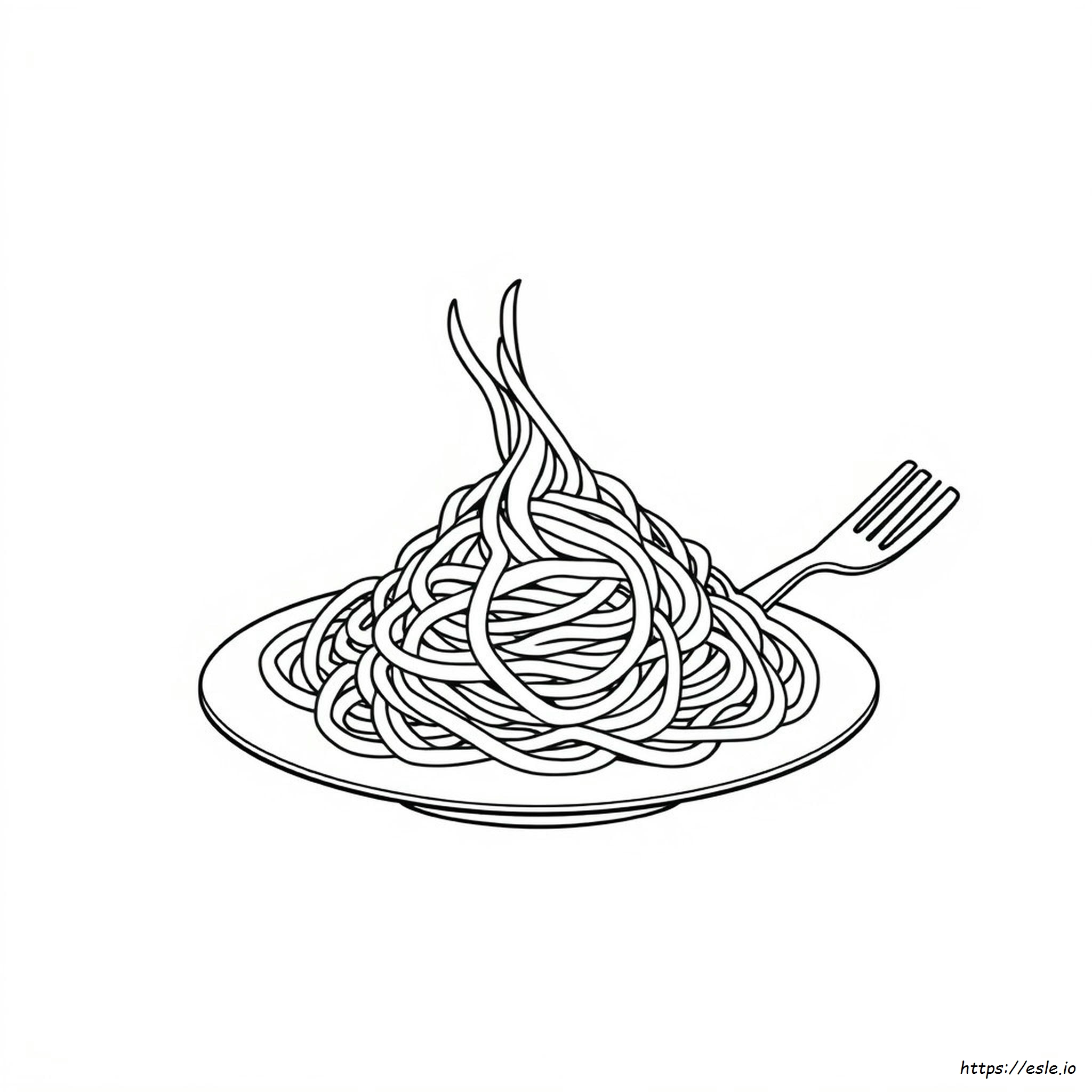 Spaghetti Da Colorare