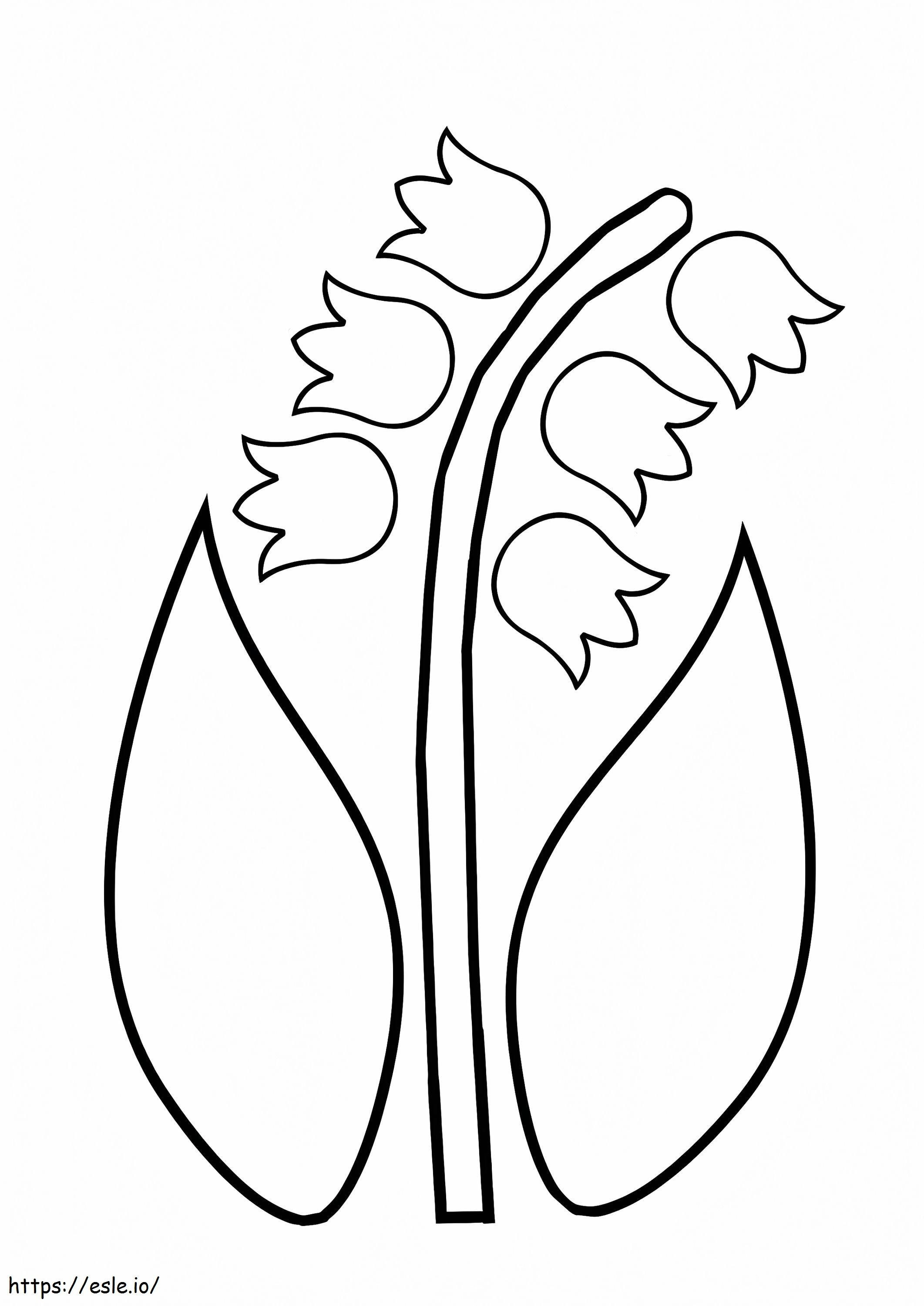 Easy Thrush coloring page