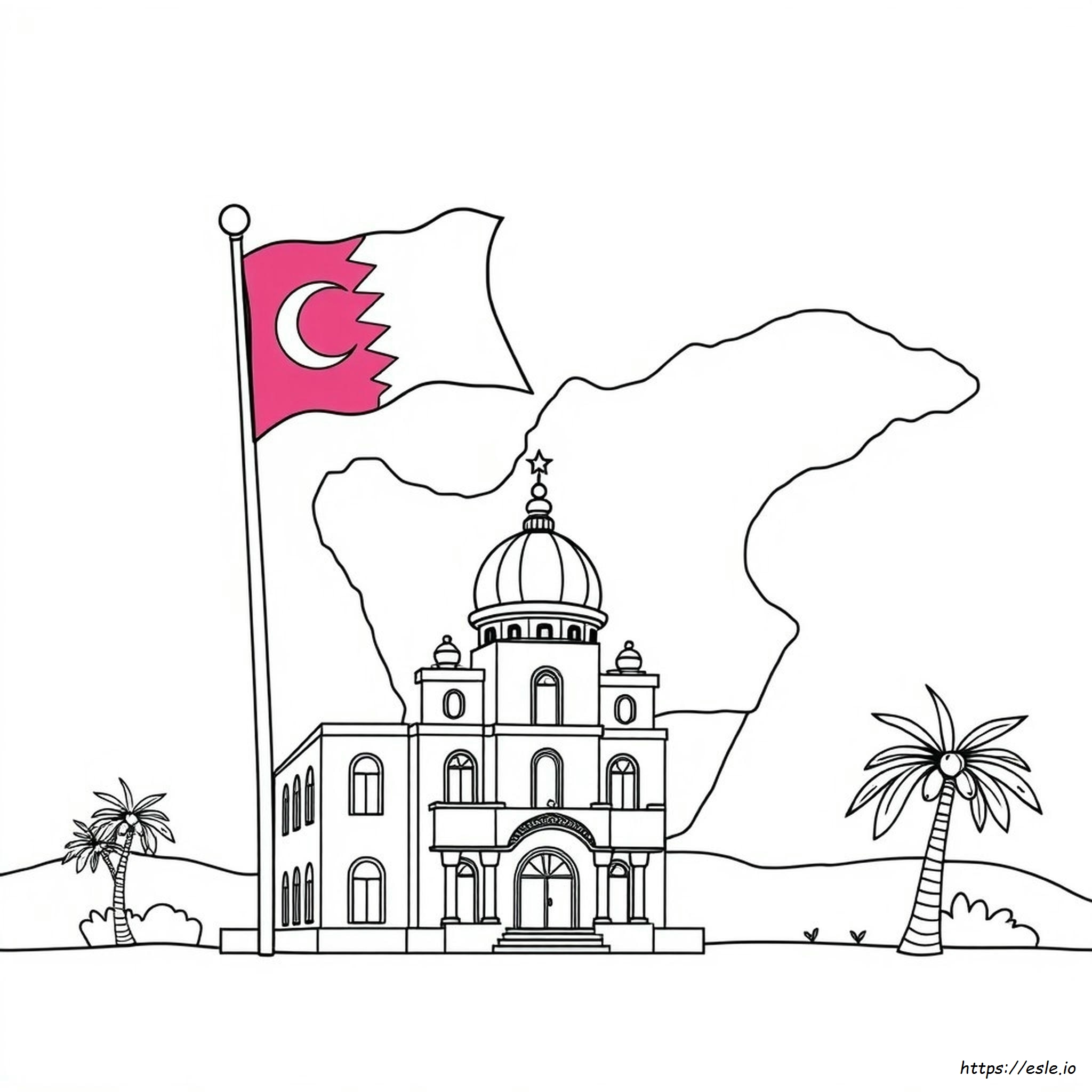 Qatar Para Colorear