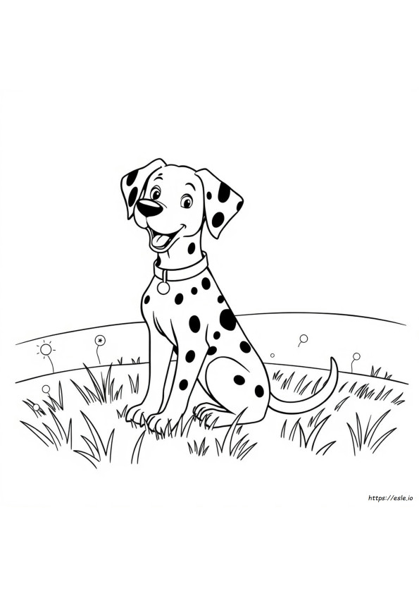 Pagina Da Colorare Di Dalmata