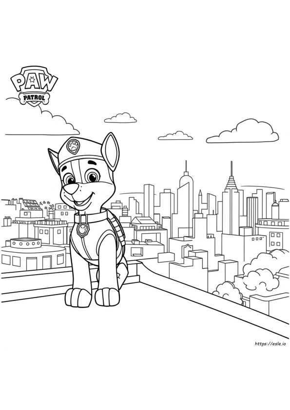 Paw Patrol Coloring Pages With Color Guide