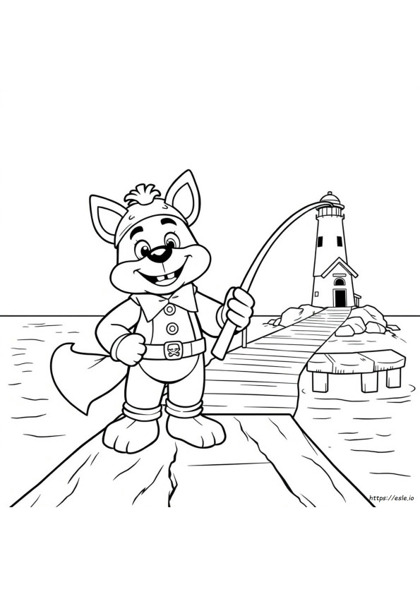 Coloriage Freddy Fazbear