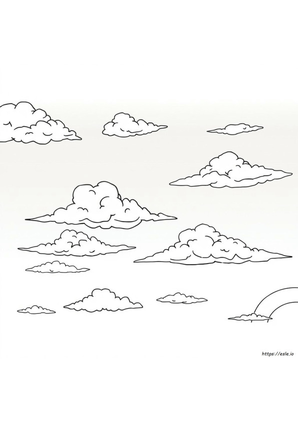 Coloriage Ciel Gratuit