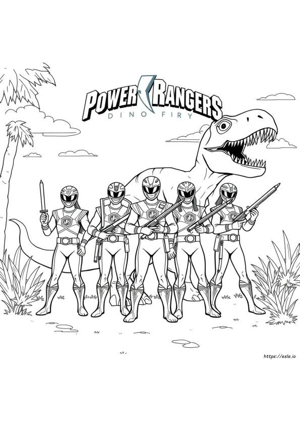 100 Power Rangers Coloriages Imprimer ESLE