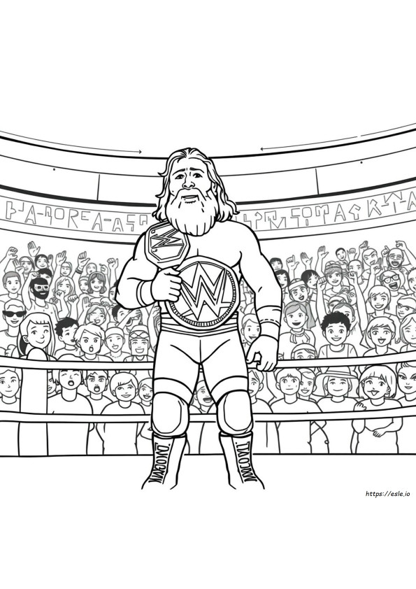 Daniel Bryan Coloring Pages