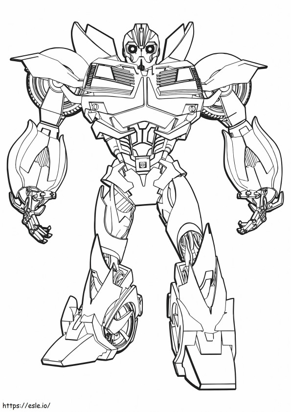 Fresh Bumblebee coloring page