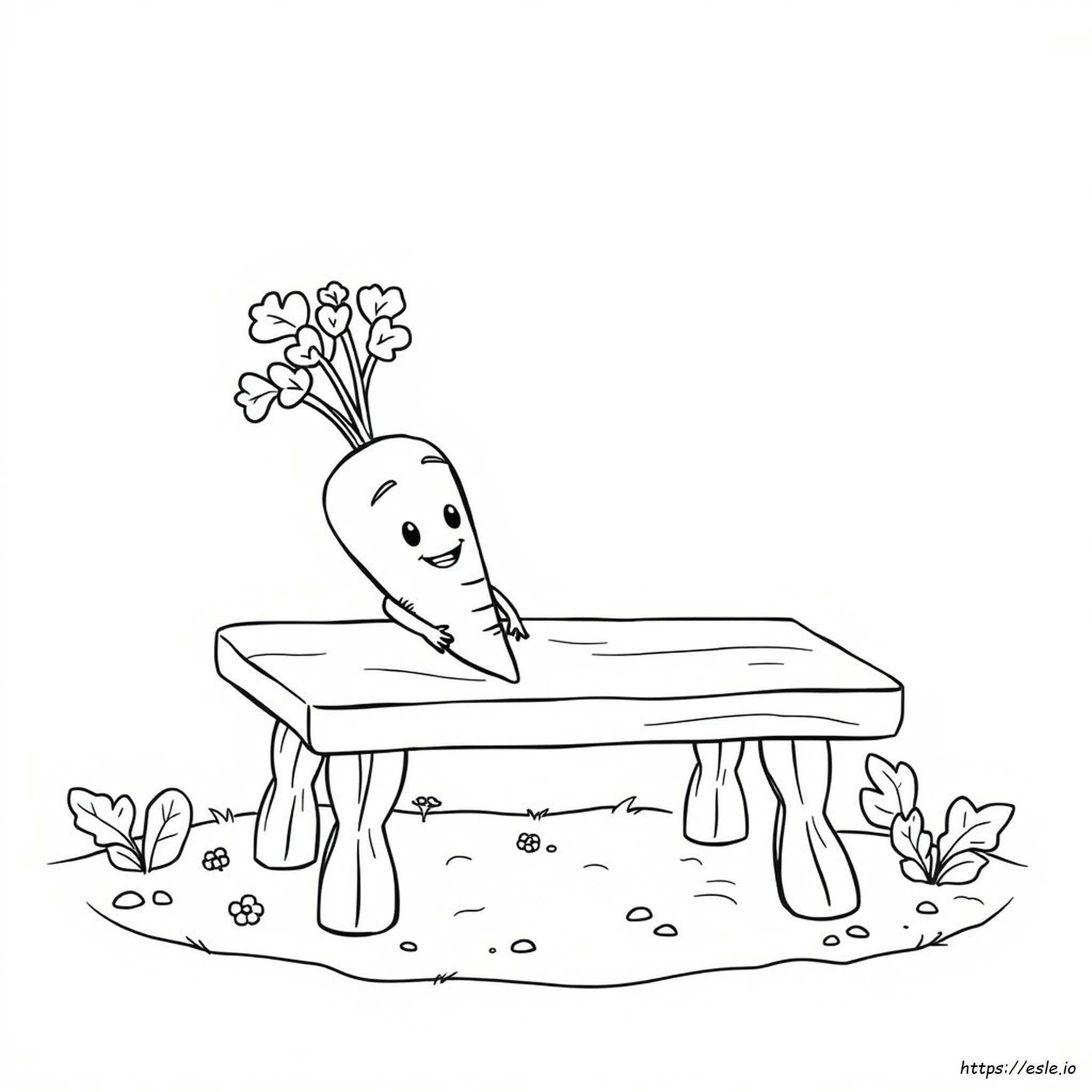 Carrot Coloring Picture