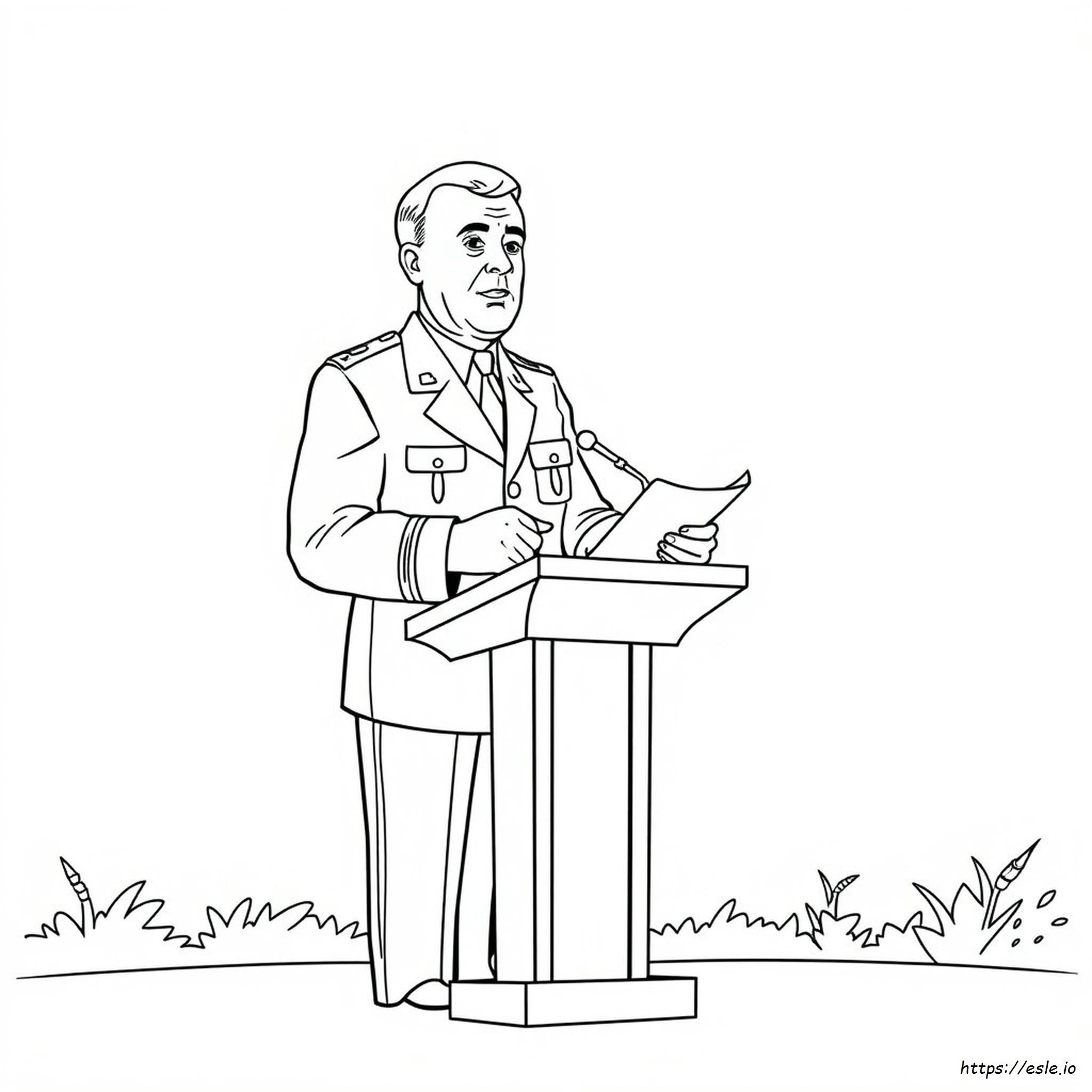 Dwight Eisenhower Da Colorare