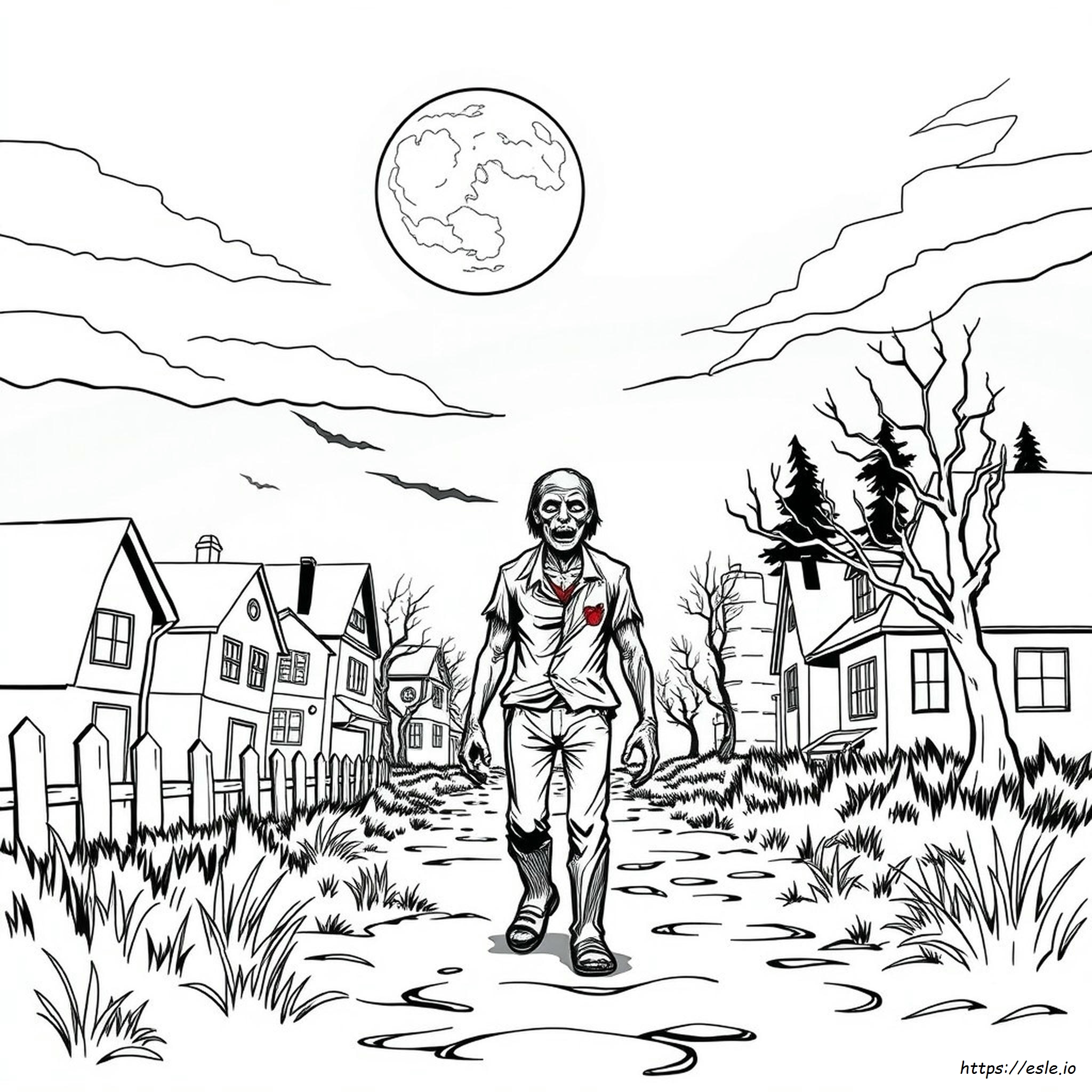 Printable Walking Dead Coloring Pages