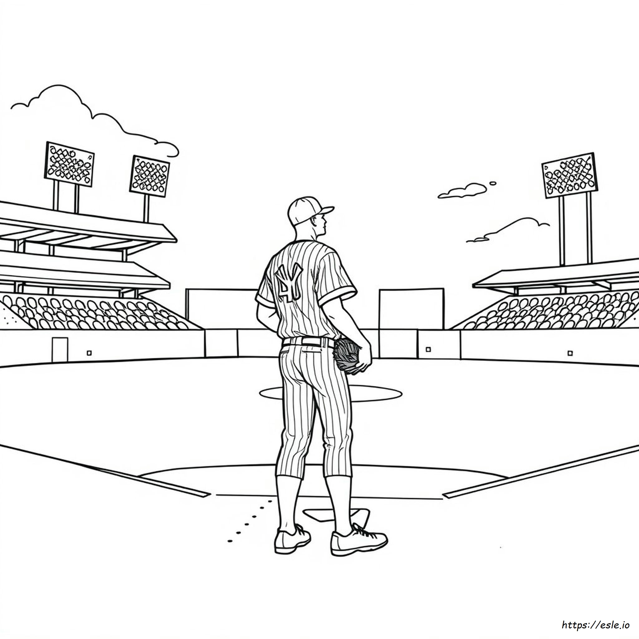 New York Yankees Ausmalbilder Kostenlos