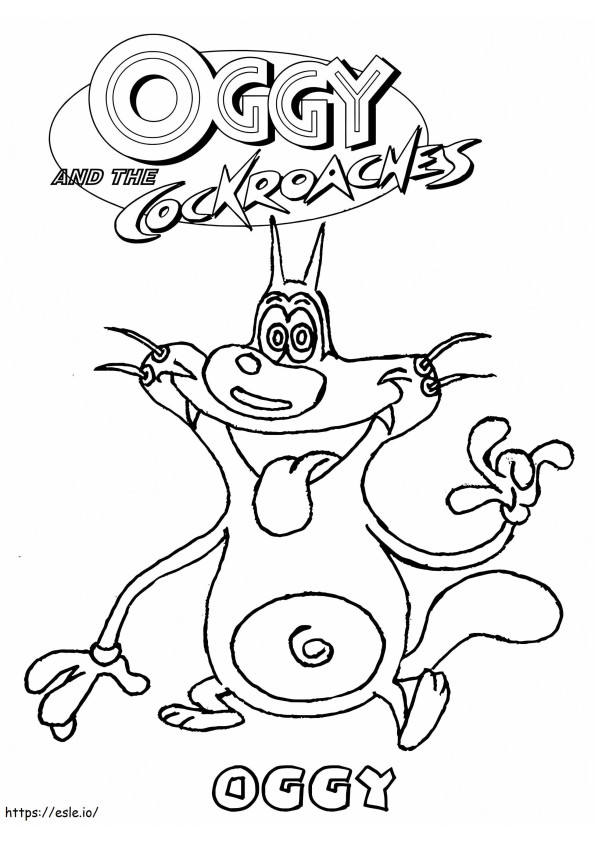 Oggy Cockroaches 1801844561 coloring page