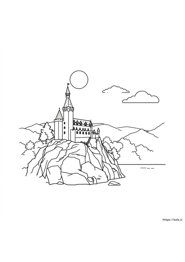 Castle Coloring Sheet