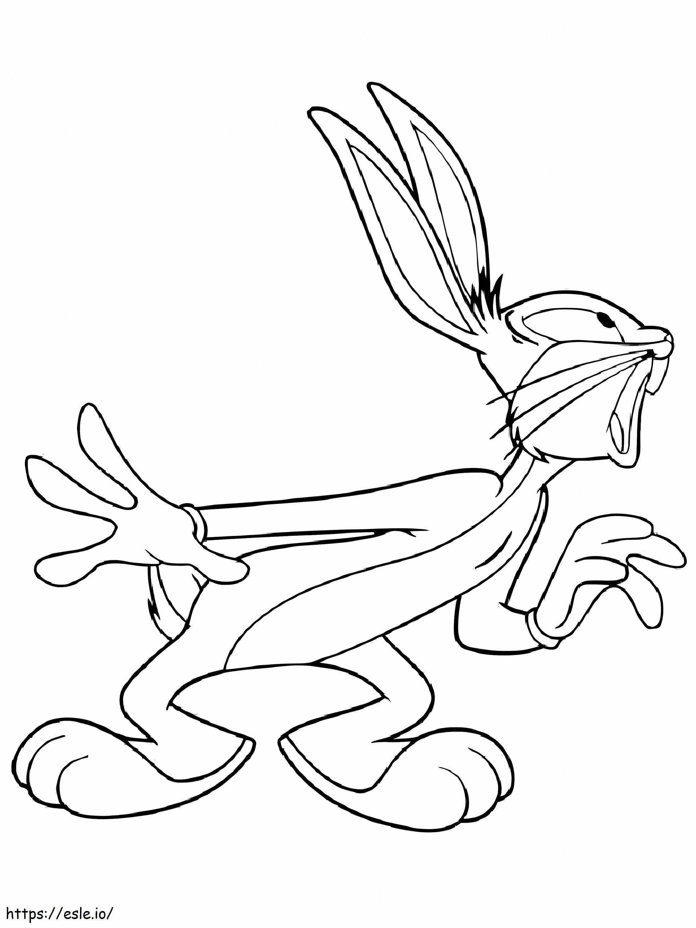 Sorpresa de Bugs Bunny para colorear