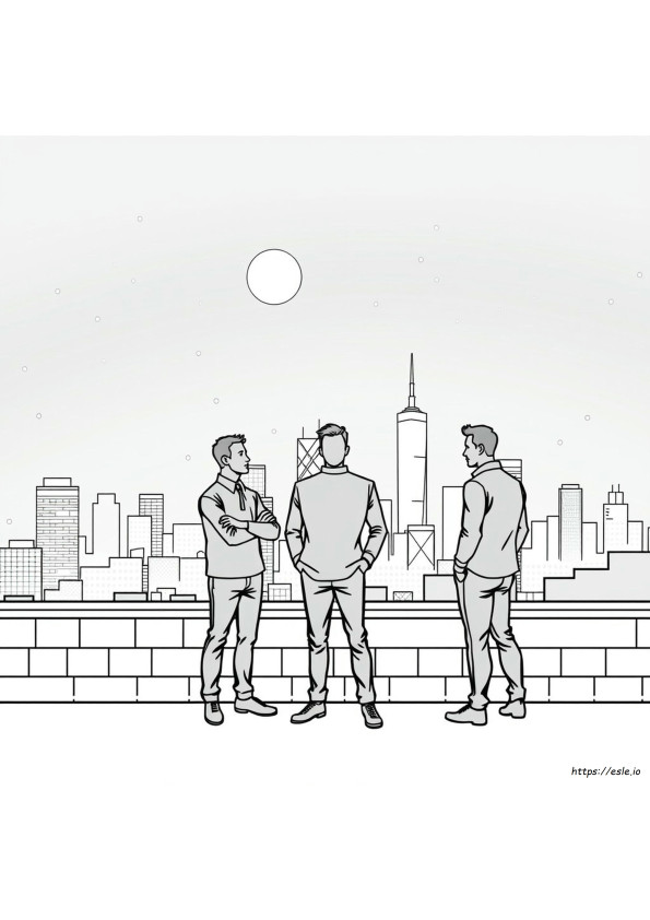 Men In Black Colouring Pages