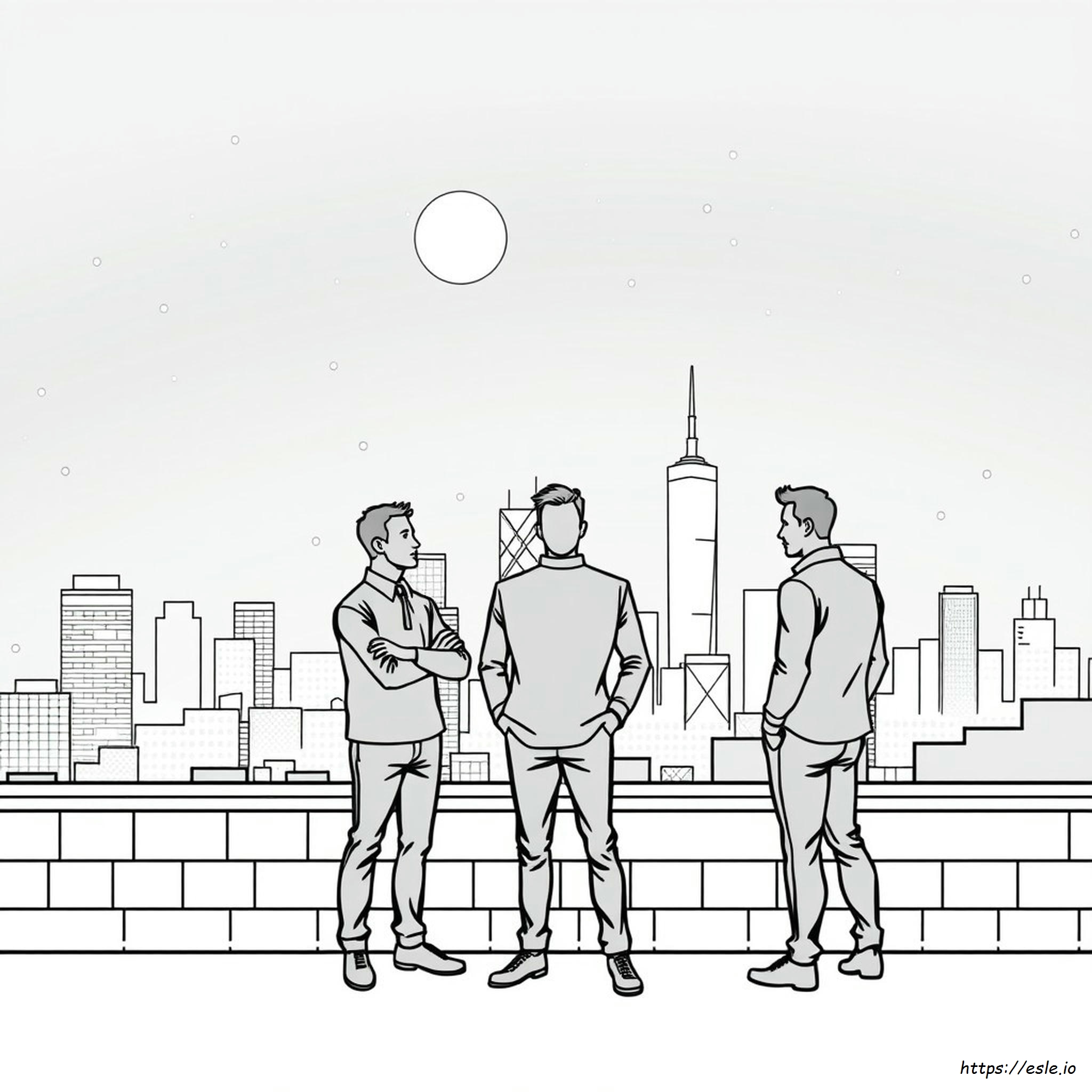 Hombres De Negro Dibujos Para Colorear