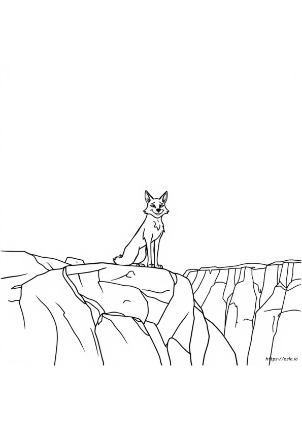 Coyote Para Colorear