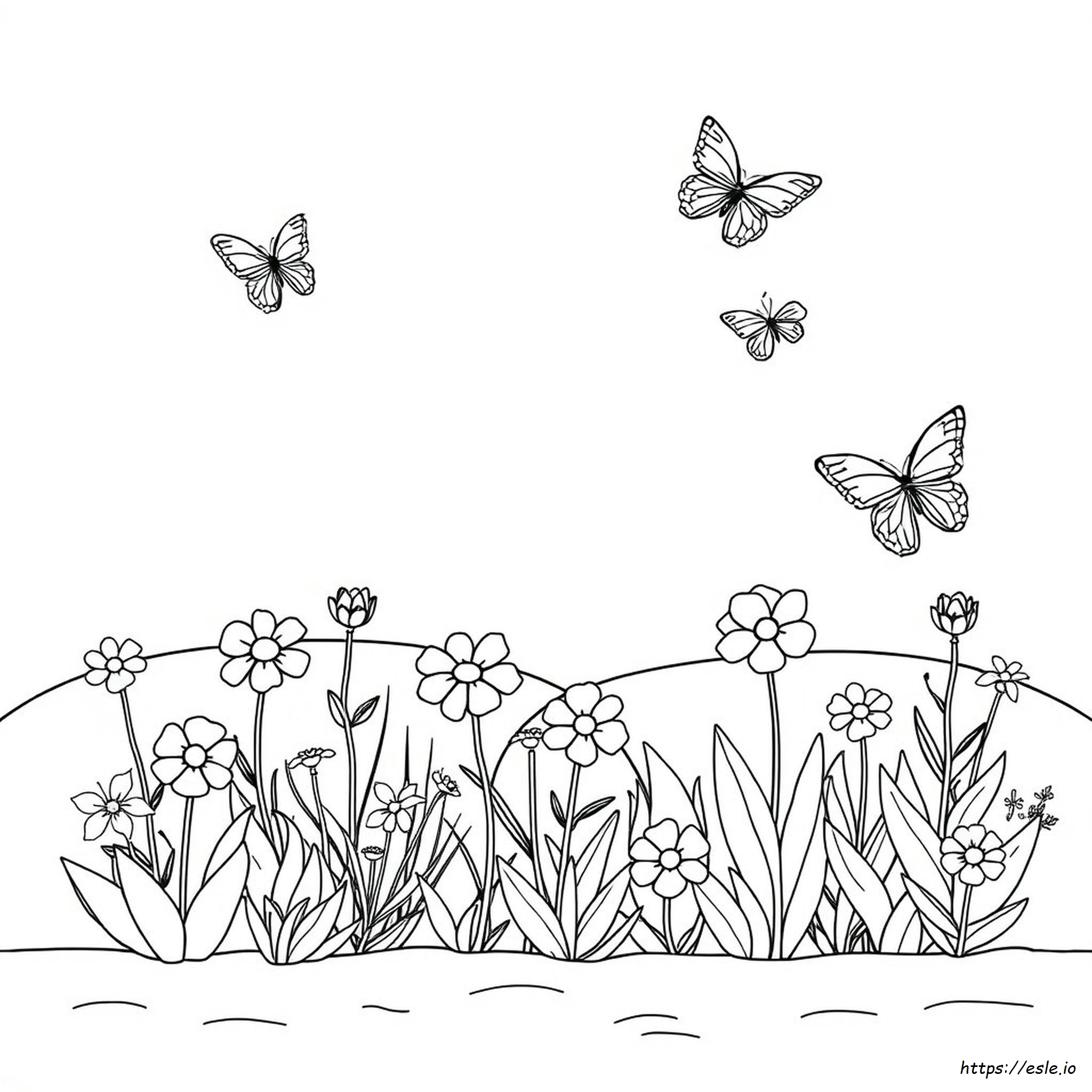 Printable Garden Coloring Pages For Adults