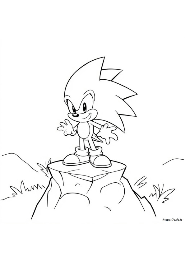 Free Coloring Pages For Kids Sonic