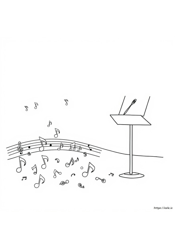 Music Symbols Coloring Pages