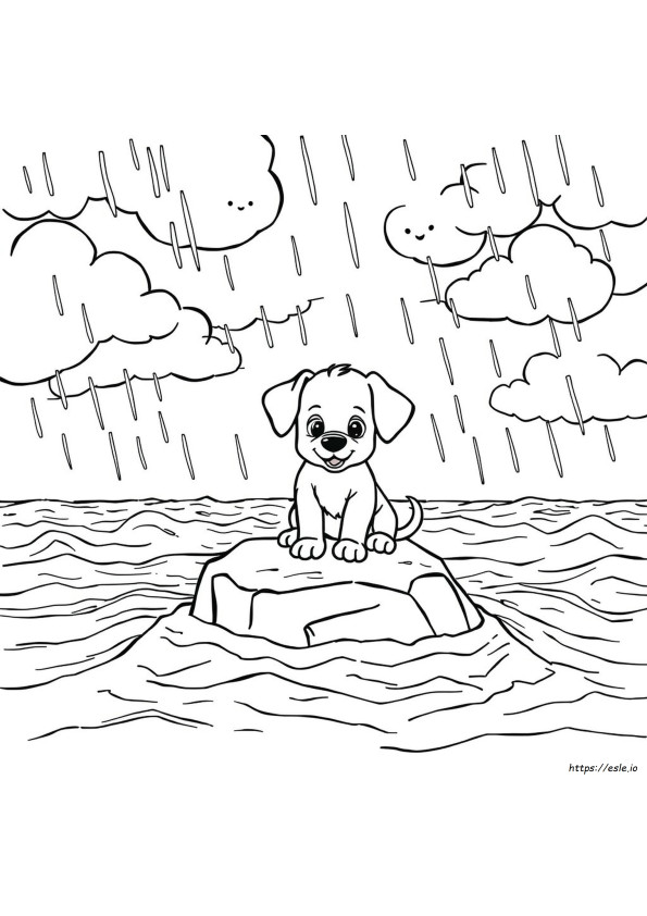 Puppy Coloring Pages That Is Hard