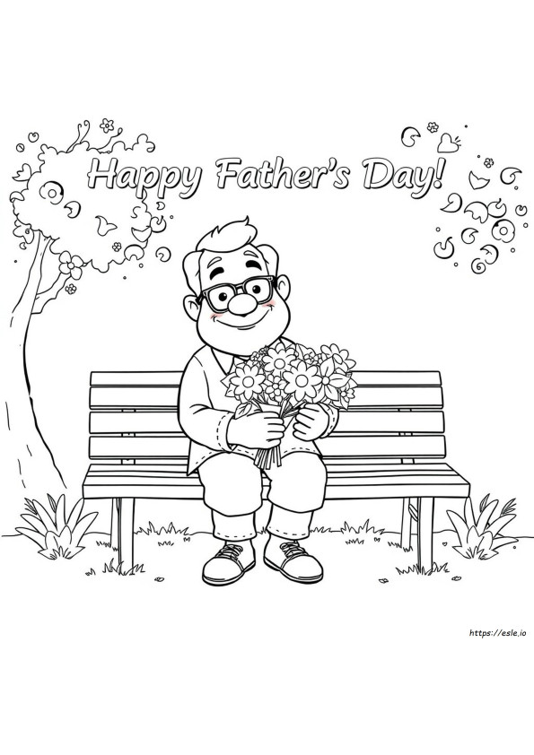 Happy Fathers Day Pop Pop Coloring Pages