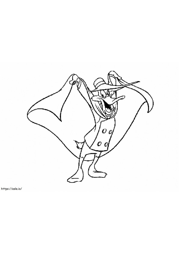 Amazing Darkwing Duck coloring page