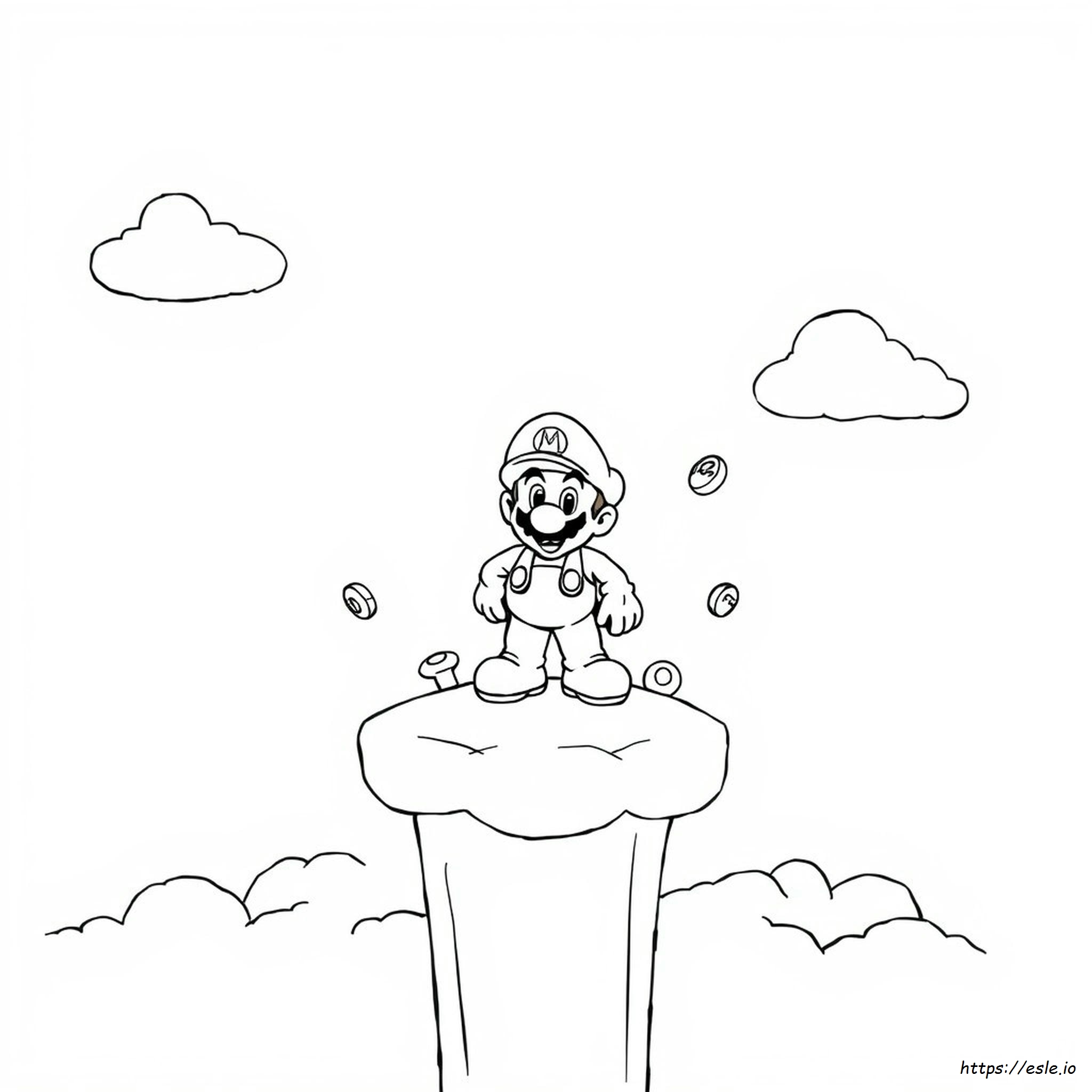 Coloring Pages Mario Desenho Facil