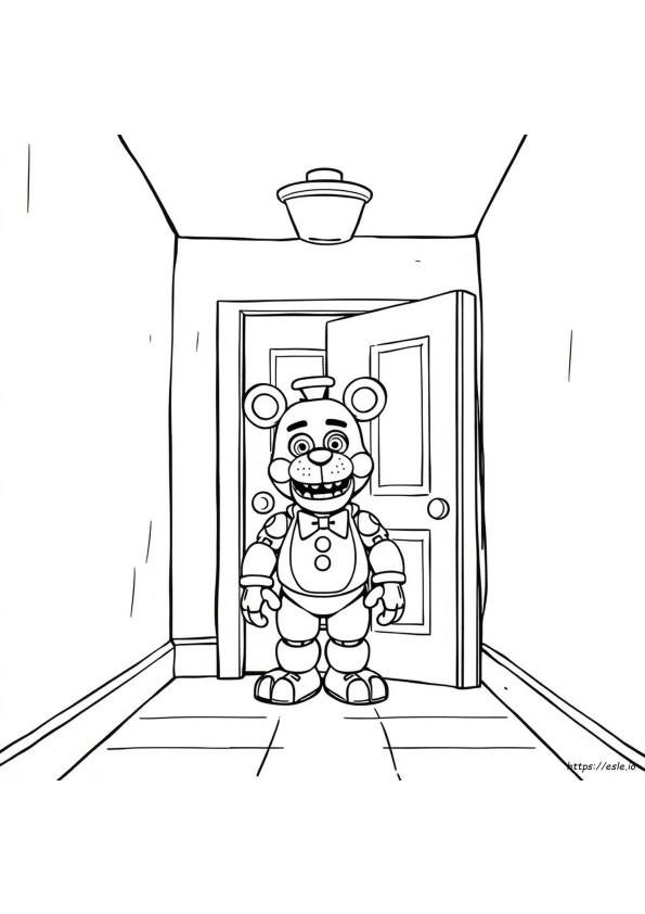 Pagine Da Colorare Fnaf Toy Freddy