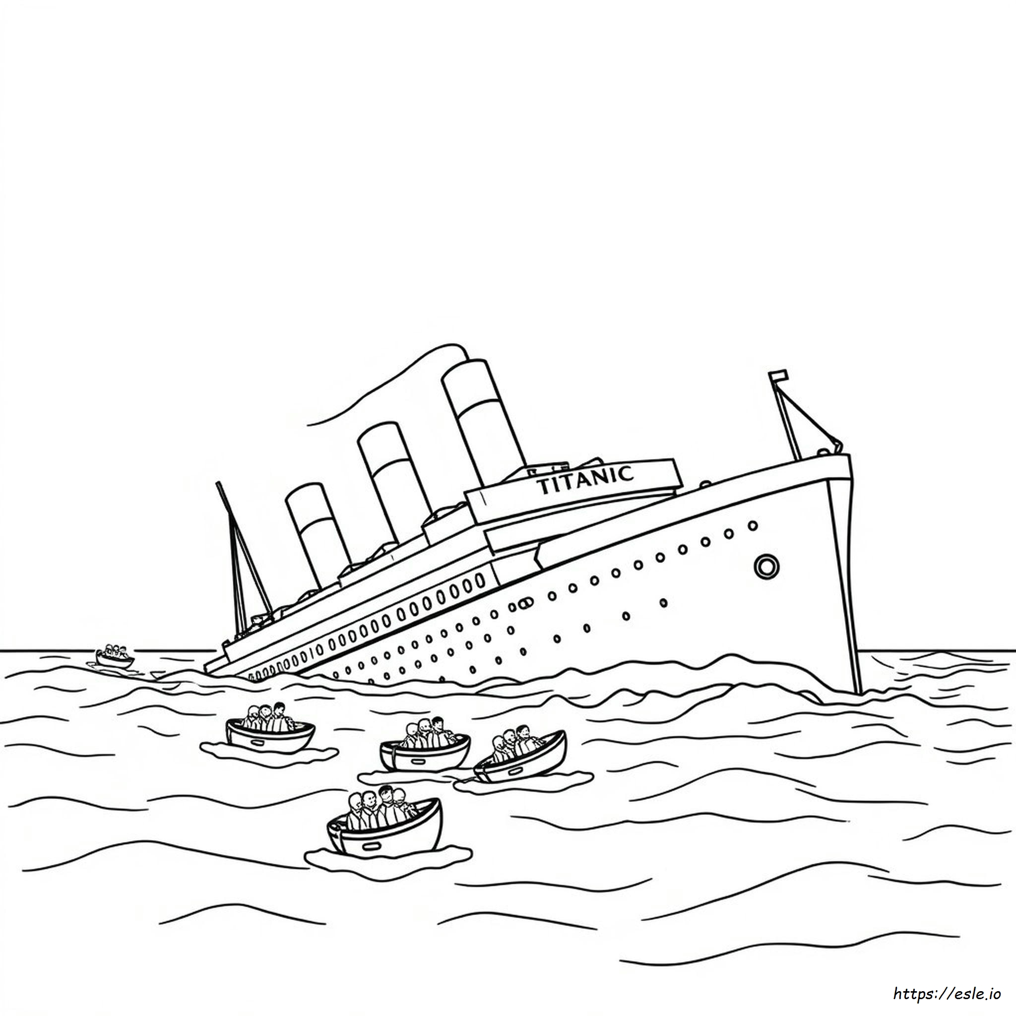 Free Printable Titanic Coloring Pages