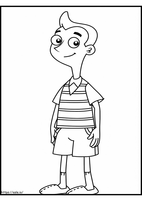 Milo Murphy coloring page