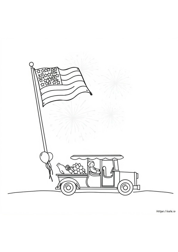 Full Page 4Th Of July Coloring Pages
