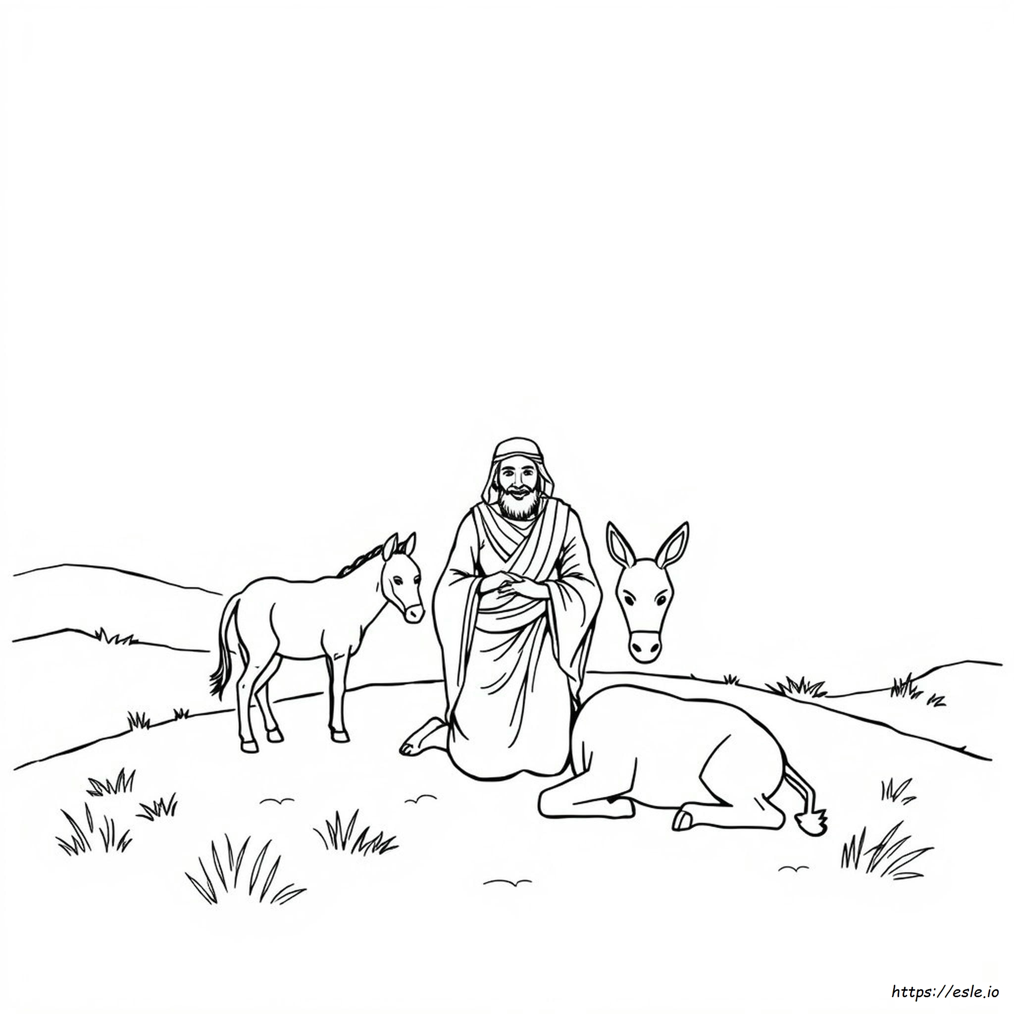 Coloring Pages Saul Road Damascus