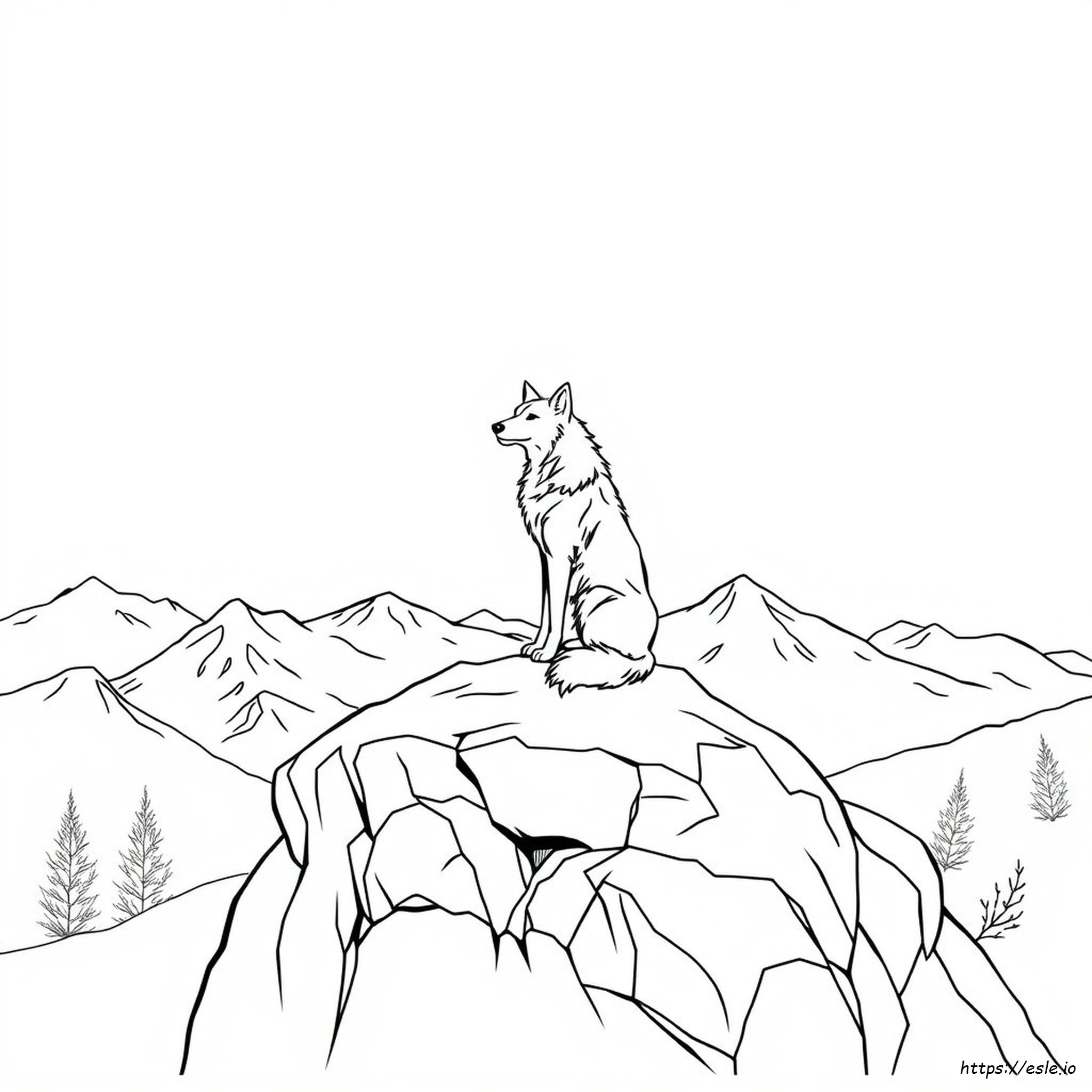 Wolf Pictures Coloring Pages