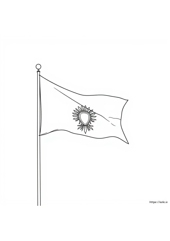 Armenian Flag Coloring Page