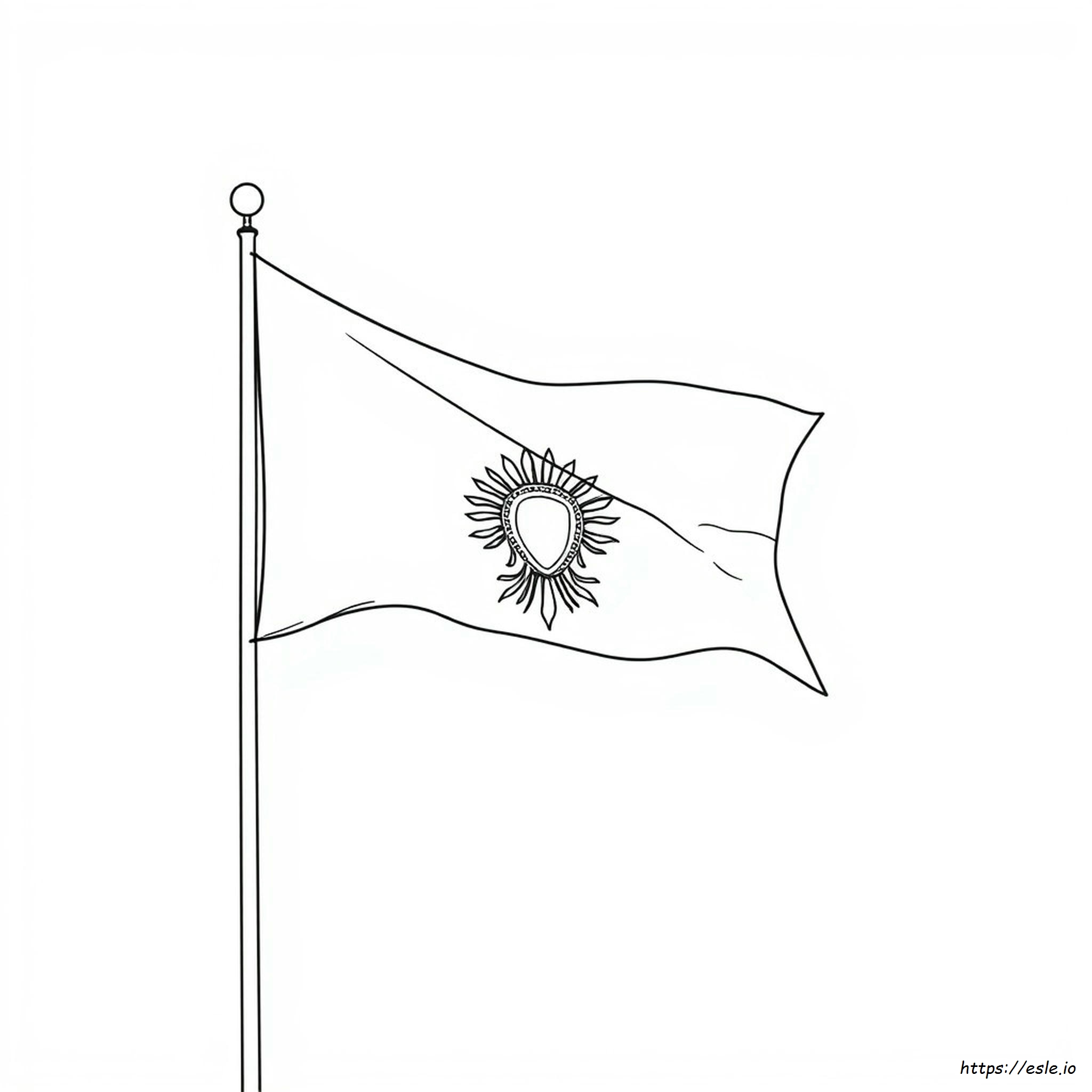 Bandera De Armenia Para Colorear