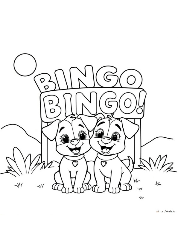 Bingo Puppy Dog Pals Coloring Pages