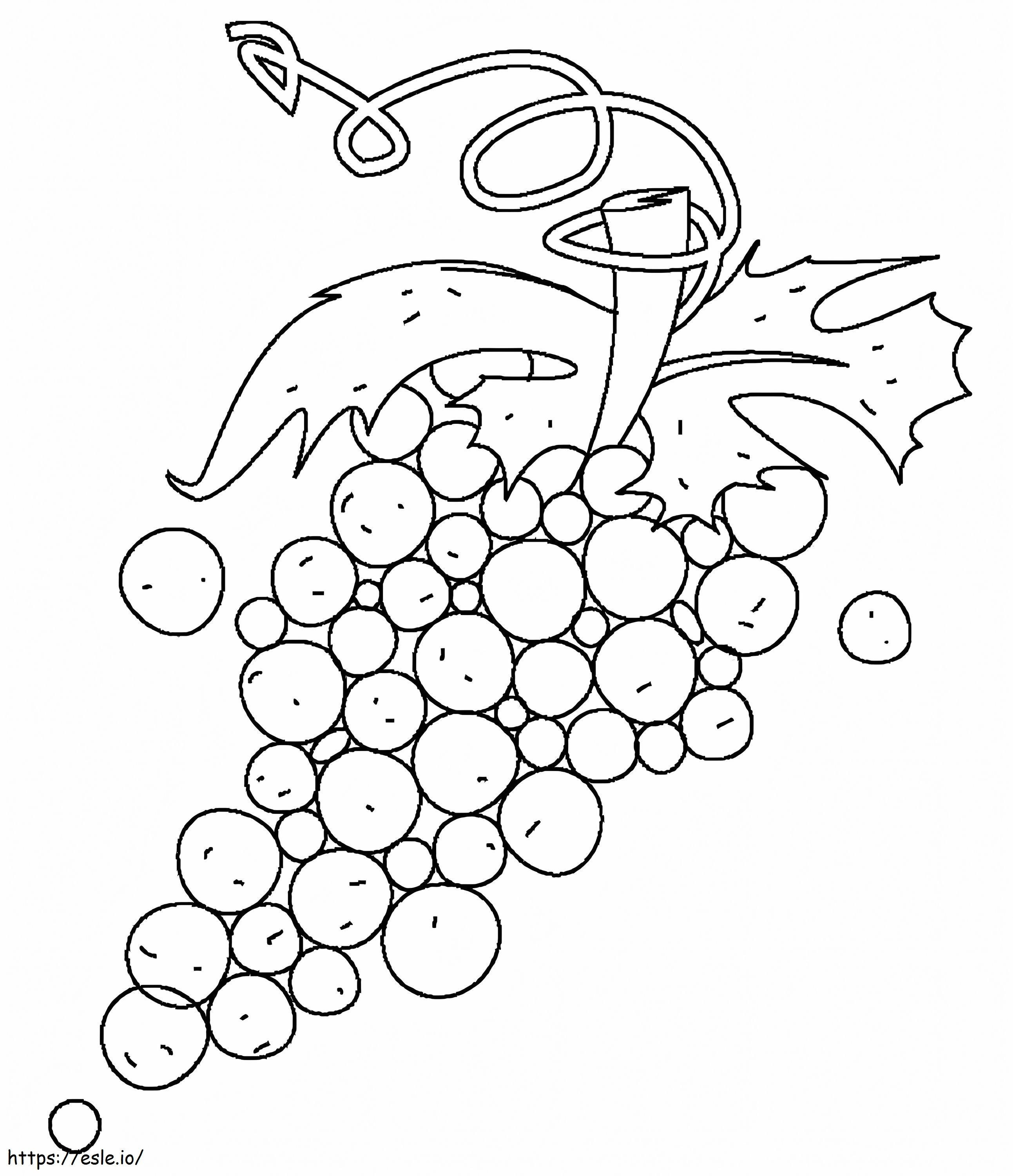 Images Without Grapes coloring page