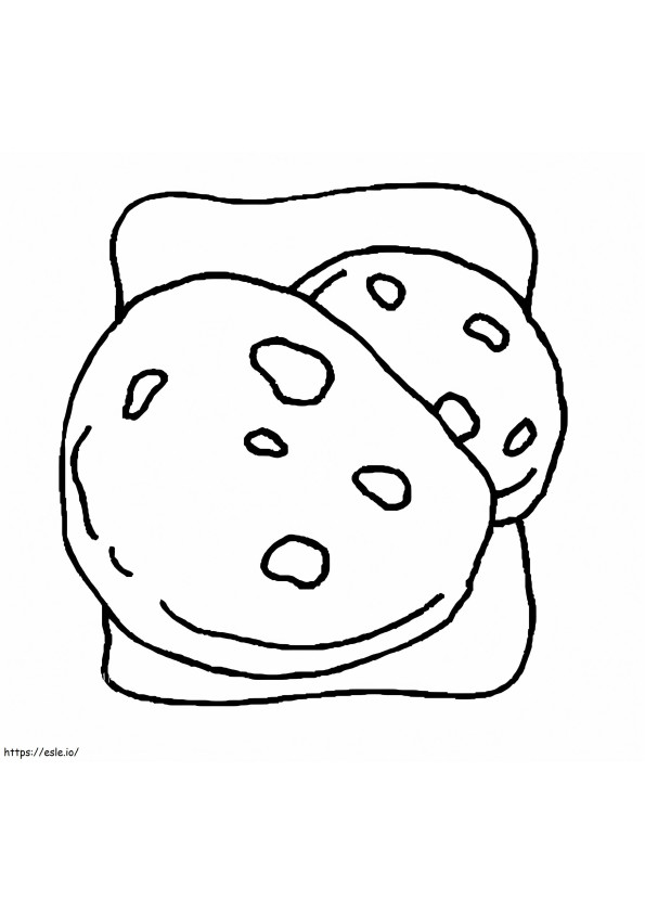 Cookies 3 coloring page