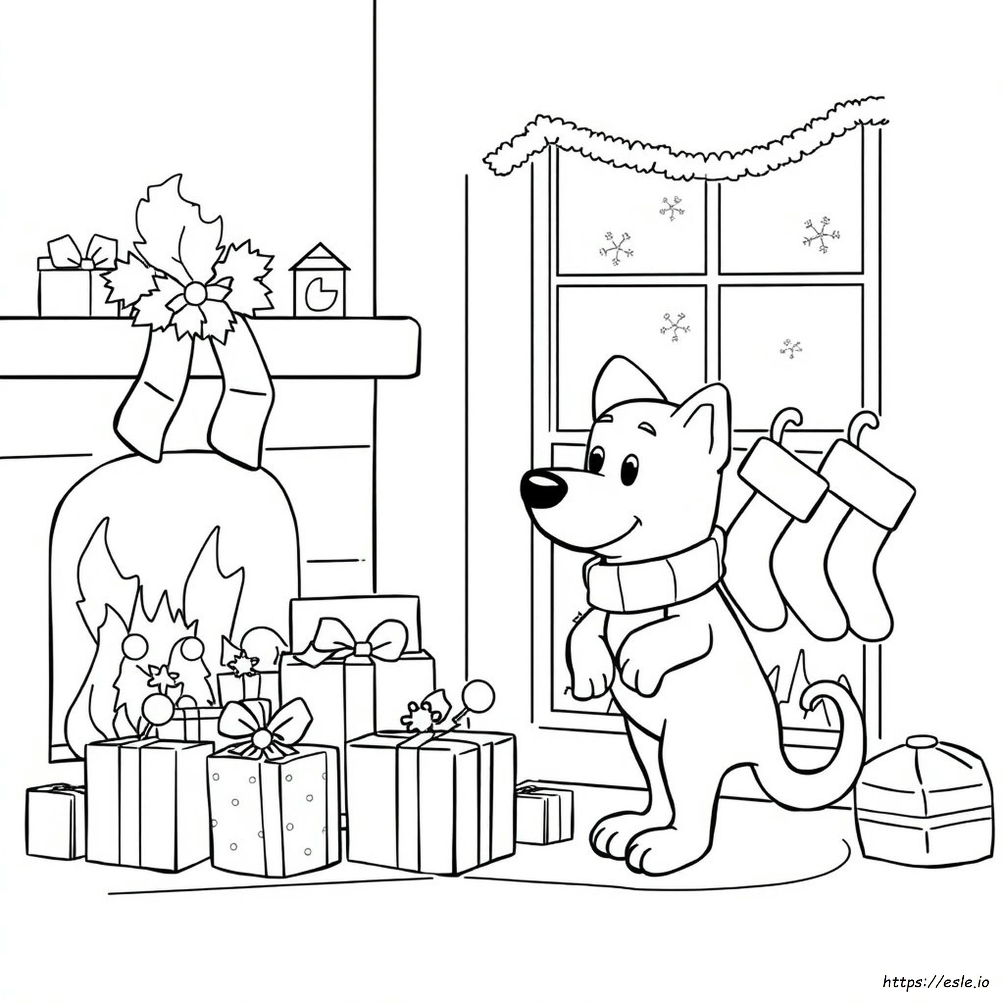Bluey Natale Da Colorare