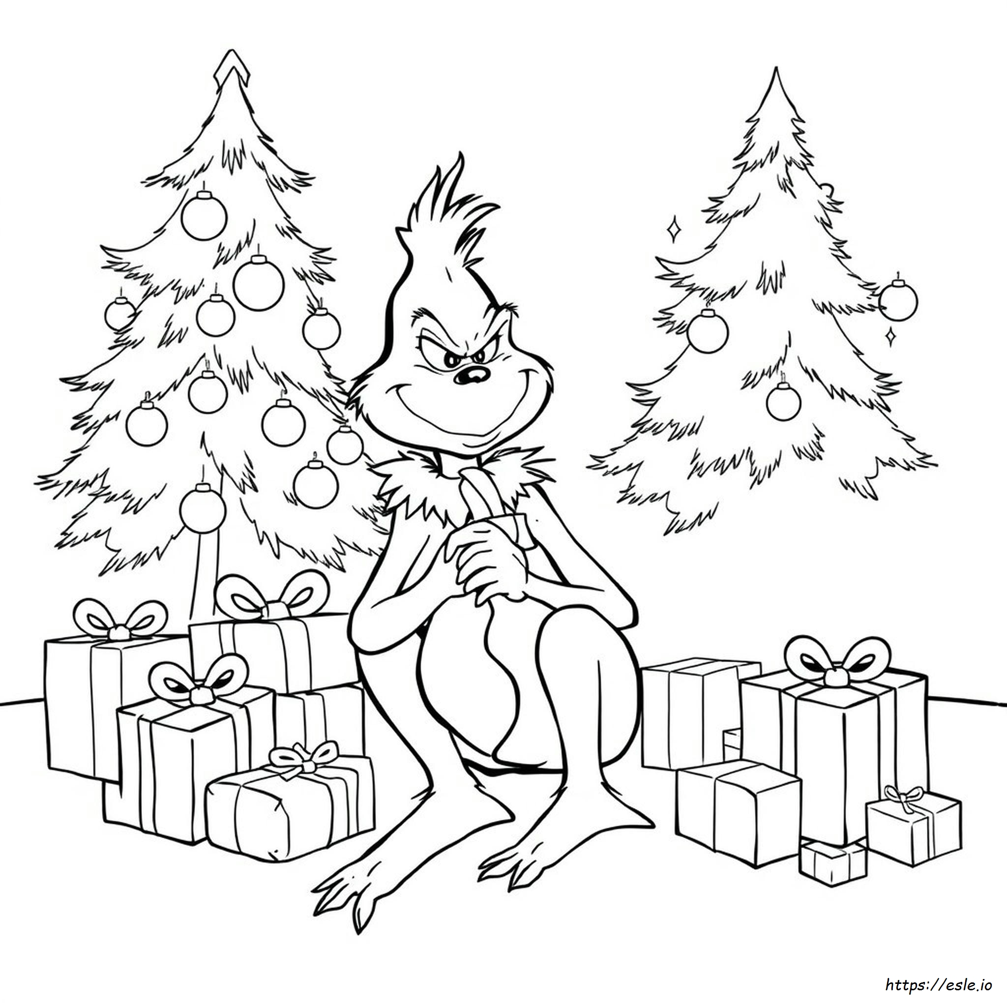 The Grinch Coloring Pages Printable Pdf