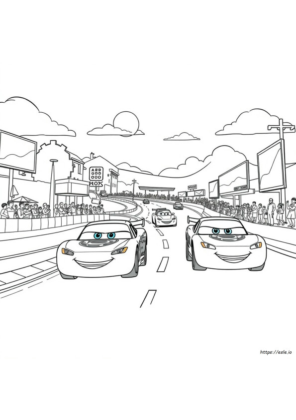 Coloring Pages For Cars 2