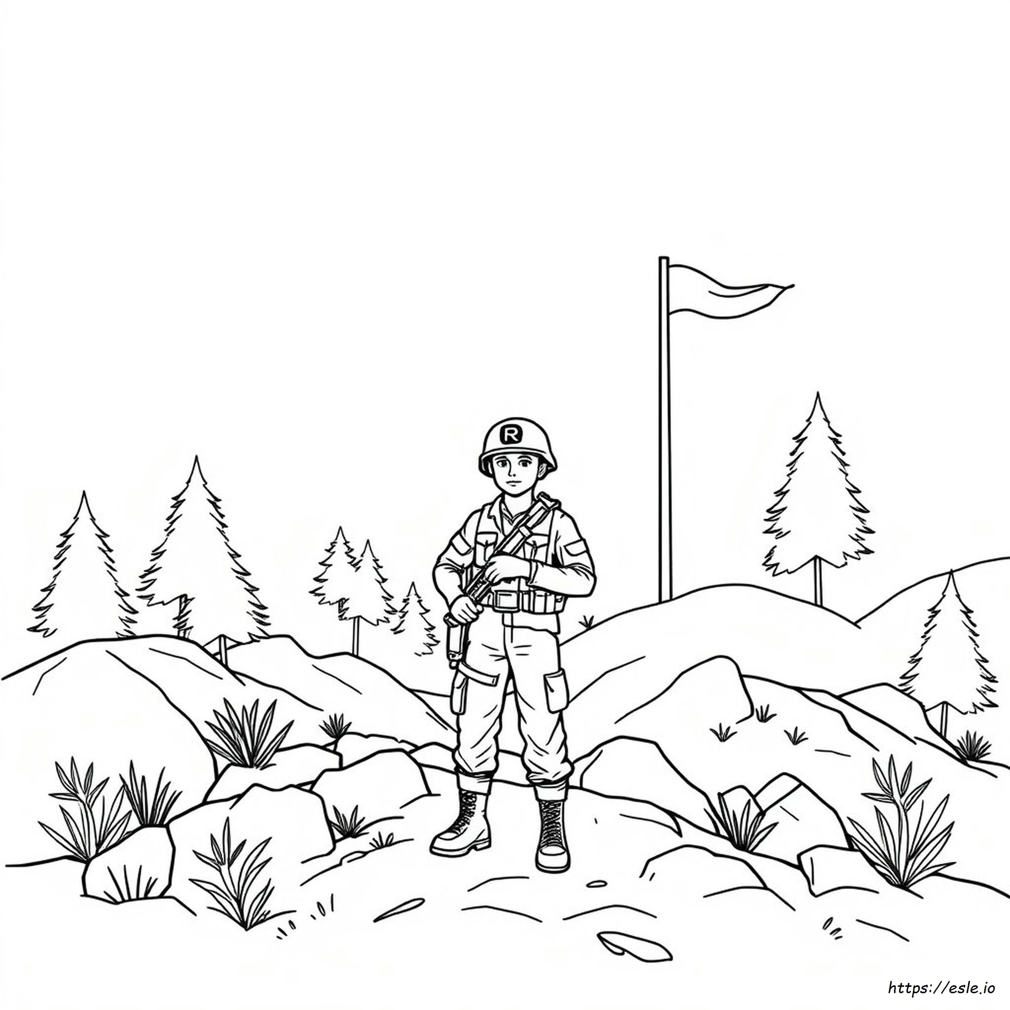 Army Ranger Coloring Pages