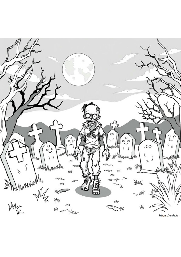 Desene De Colorat Cu Zombi Online