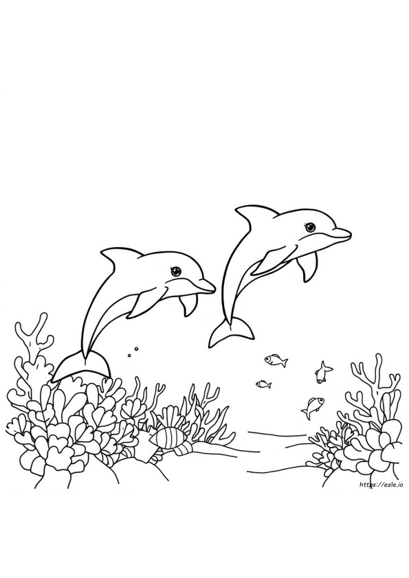 Desenho De Golfinho Para Colorir