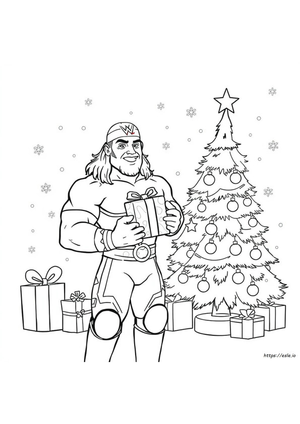 Coloriage De Noël Wwe