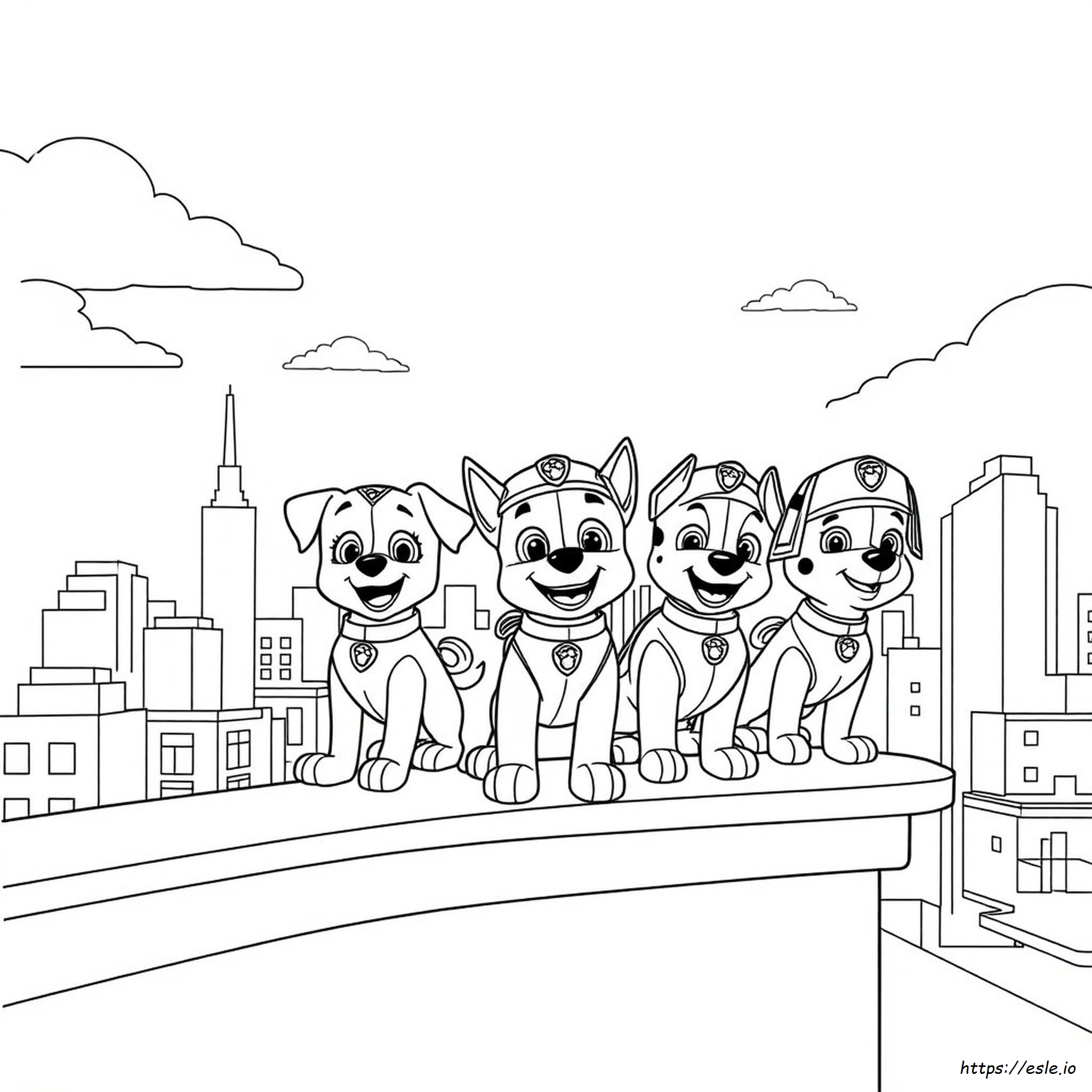 Mighty Pups Movie Coloring Pages