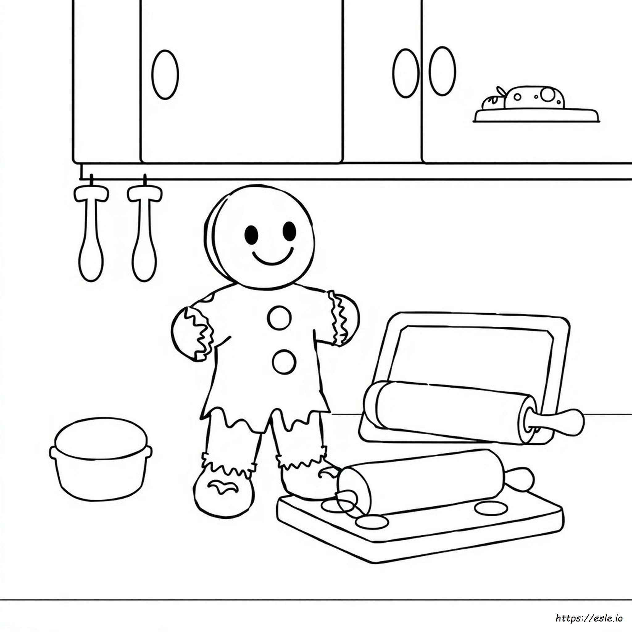 Gingerbread Men Coloring Pages