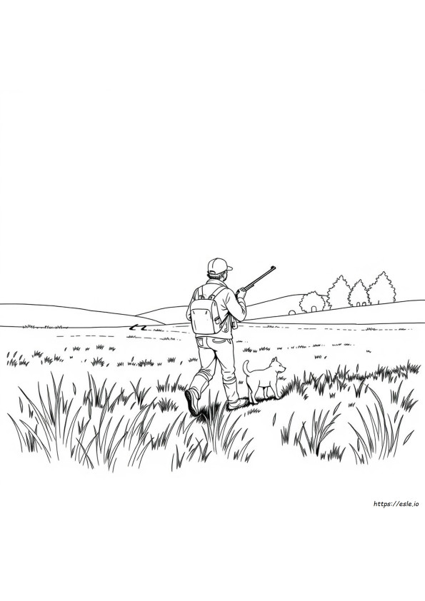 Hunting Coloring Book